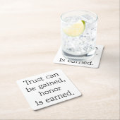 Onderzetter Vertrouwen en eersteklas papier (Insitu)