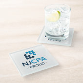 Onderzetter - Vierkant - glas (Schuin)