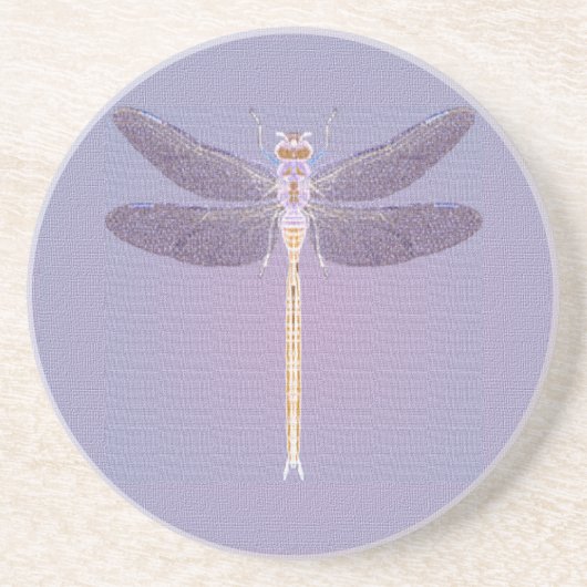 Onderzetter Violet Dragonfly (Voorkant)