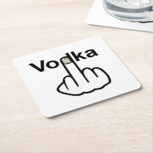 Onderzetter Vodka Flip (Schuin)