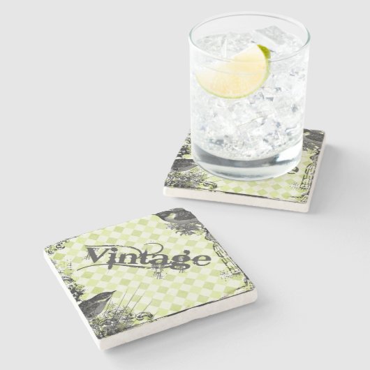 Onderzetter  vogelkoloniegesteente (Zijkant)