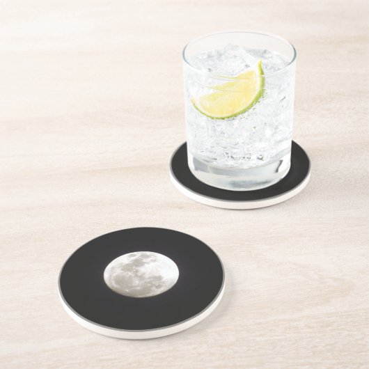 Onderzetter - volle maan (Zijkant)