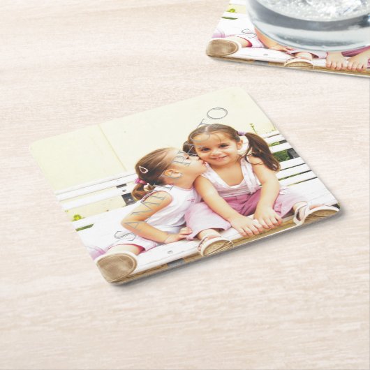 Onderzetter voor aangepast fotopapier. Maak je eig (Schuin)