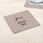 Onderzetter voor aangepaste Drink Koffiebalkstatio (Schuin)