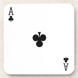 Onderzetter voor 'Ace of Clubs Card Game'