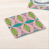 Onderzetter voor atoomroze ovale en Starburst hard (Schuin)