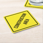 Onderzetter voor bouwterrein papier (Schuin)