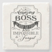 Onderzetter voor cadeau voor bss-appreciatiebureau (Voorkant)