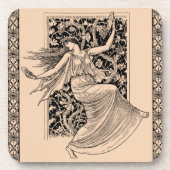  Onderzetter voor damesdansen (Voorkant)