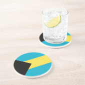 Onderzetter voor de Drink van de vlag van de Baham (Zijkant)