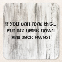 Onderzetter voor de Drink van kartonnen bier voor