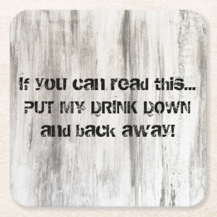 Onderzetter voor de Drink van kartonnen bier voor 