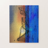 Onderzetter voor de hoogte van de zeur Roller Legpuzzel (Verticaal)