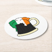 Onderzetter voor de Irish Beer Round Paper (Gebogen)