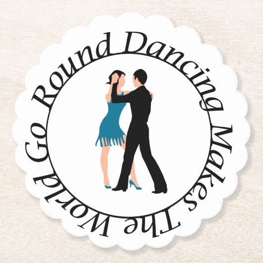 Onderzetter voor de Rondedanser (Voorkant)