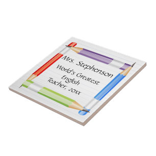 Onderzetter voor de uitreiking van de titel van le tegeltje