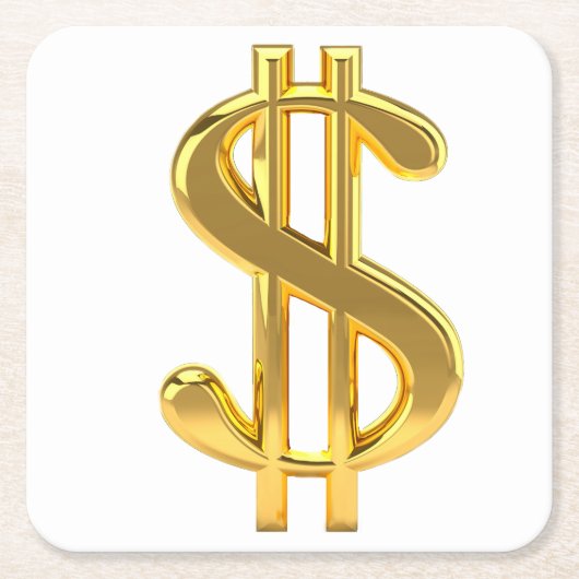 Onderzetter voor dollaire signalisatie (Voorkant)