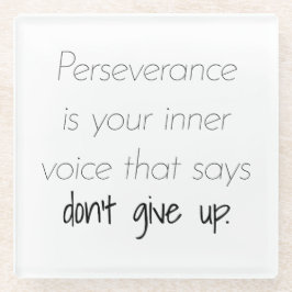 Onderzetter voor doorzettingsvermogen