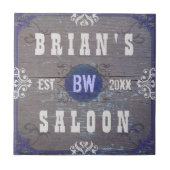  Onderzetter voor Drink in Home Bar Beer Saloon Tegeltje (Voorkant)