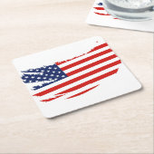 Onderzetter voor Drink van patriottisch papier (Schuin)