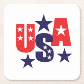 Onderzetter voor Drink van patriottisch papier (Voorkant)