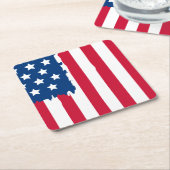 Onderzetter voor Drink van patriottisch papier (Schuin)