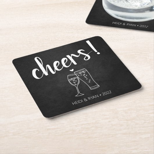 Onderzetter voor Drink van  voor weduwschap (Schuin)