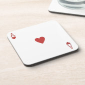 Onderzetter voor een hartenspeelkaart (Linkerzijde)