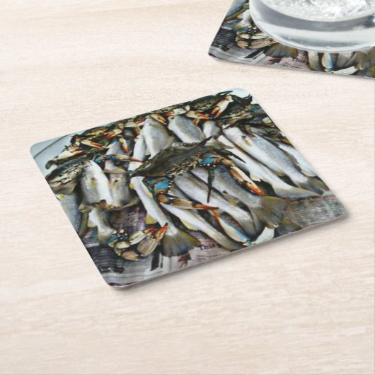 Onderzetter voor forel en krab (Schuin)