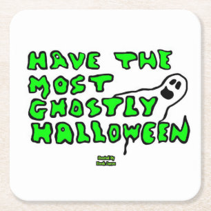 Onderzetter voor ghoffelijk halloween-papier
