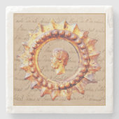 Onderzetter voor goudmarmer-Drink van keizer (Voorkant)