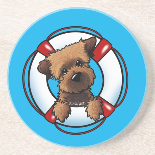 Onderzetter voor grensterrierredding (Voorkant)