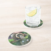 Onderzetter voor het fotoschilderen van houten wat (Zijkant)