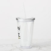 Onderzetter voor het leven van Tennis Wedding Acryl Drinkbeker (Links)