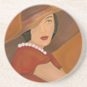  Onderzetter voor het schilderen van meisjes