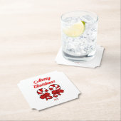 Onderzetter voor kersttaarkanen, ticketpapier (Insitu)