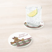 Onderzetter voor kerstzandsteen in het land (Zijkant)