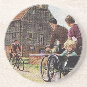 Onderzetter voor kinderfietsen