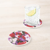 Onderzetter voor kleurrijke Tulp Flowers (Zijkant)