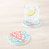 Onderzetter voor koraalontwerp (Zijkant)