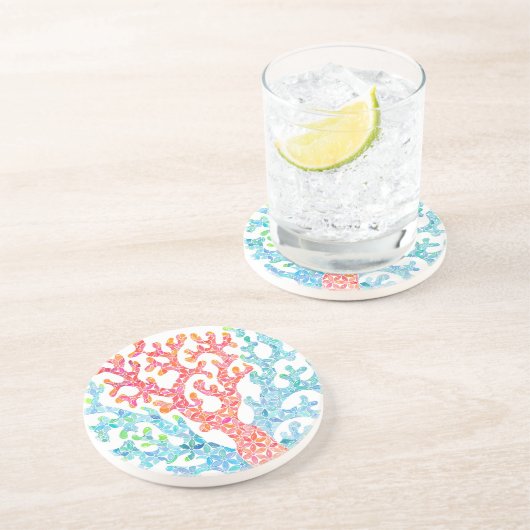 Onderzetter voor koraalontwerp (Zijkant)