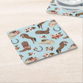 Onderzetter voor landpapier en kartonnen flessen (Schuin)