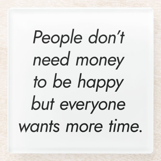 Onderzetter voor meer tijd (Voorkant)