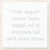 Onderzetter voor meer tijd (Achterkant)