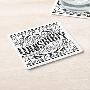 Onderzetter voor papierbalk: Whiskey / Whisky