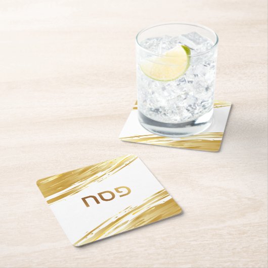 Onderzetter voor Passover Pesach Seder Gold Swash (Insitu)