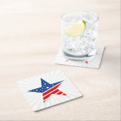 Onderzetter voor patriottisch papier Star-Drink (Insitu)