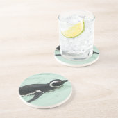 Onderzetter voor pinguïn-zwemmen (Zijkant)