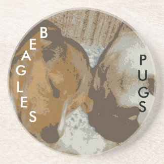 Onderzetter voor pug en beagle