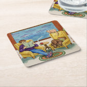 Onderzetter voor regenachtige dag (Schuin)